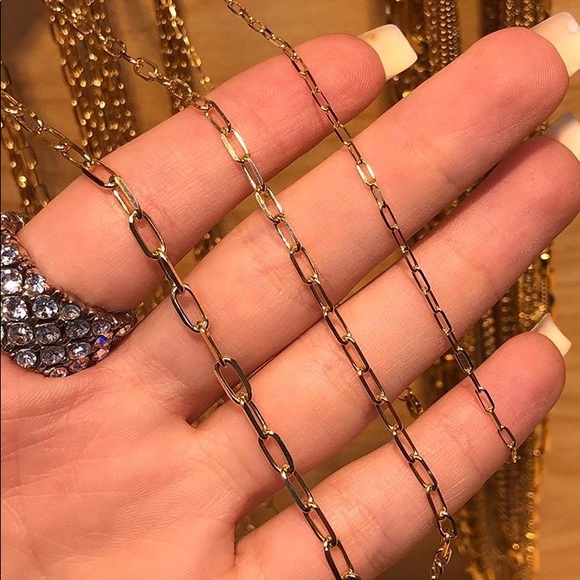 Link Jewelry 35mm 4k Yellow Gold Cuban Link Necklace 2chain Poshmark